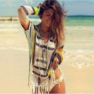 Anna Kosturova Handmade Crochet Baja Hoodie